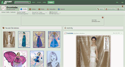 Desktop Screenshot of encantadas.deviantart.com