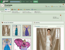 Tablet Screenshot of encantadas.deviantart.com