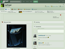 Tablet Screenshot of joefrazer.deviantart.com