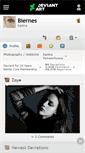 Mobile Screenshot of biernes.deviantart.com