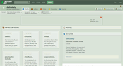 Desktop Screenshot of delicately.deviantart.com