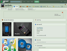 Tablet Screenshot of icontexto.deviantart.com