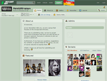 Tablet Screenshot of hereisnirvana.deviantart.com