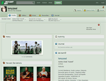 Tablet Screenshot of ismyzeal.deviantart.com