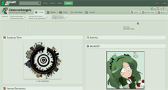 Desktop Screenshot of clockworkangelx.deviantart.com