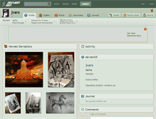 Tablet Screenshot of jvaro.deviantart.com