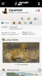 Mobile Screenshot of claretwolf.deviantart.com