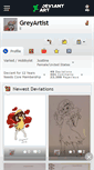 Mobile Screenshot of greyartist.deviantart.com