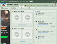 Tablet Screenshot of metrobay-comix.deviantart.com