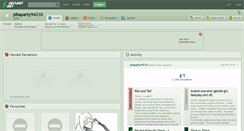 Desktop Screenshot of pikaparty94210.deviantart.com