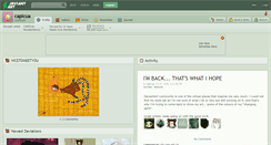 Desktop Screenshot of capicua.deviantart.com