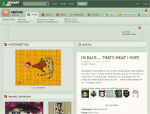 Tablet Screenshot of capicua.deviantart.com