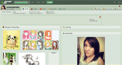 Desktop Screenshot of emokidamber.deviantart.com