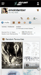 Mobile Screenshot of emokidamber.deviantart.com
