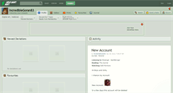 Desktop Screenshot of incrediblegoran83.deviantart.com