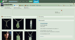 Desktop Screenshot of aniquedesigns.deviantart.com