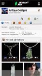 Mobile Screenshot of aniquedesigns.deviantart.com