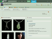 Tablet Screenshot of aniquedesigns.deviantart.com