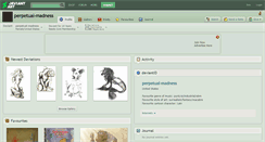 Desktop Screenshot of perpetual-madness.deviantart.com