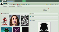 Desktop Screenshot of prangout.deviantart.com