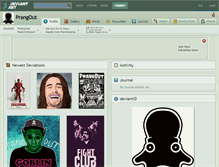 Tablet Screenshot of prangout.deviantart.com