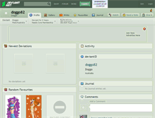 Tablet Screenshot of doggo82.deviantart.com