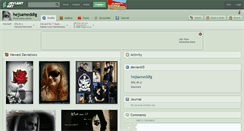 Desktop Screenshot of hejsameddig.deviantart.com