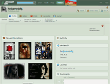 Tablet Screenshot of hejsameddig.deviantart.com