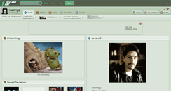 Desktop Screenshot of mennyo.deviantart.com