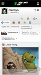 Mobile Screenshot of mennyo.deviantart.com