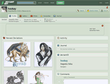 Tablet Screenshot of hookay.deviantart.com