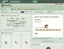 Tablet Screenshot of katcombs.deviantart.com