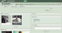 Desktop Screenshot of frozeninstants.deviantart.com