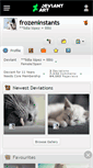 Mobile Screenshot of frozeninstants.deviantart.com