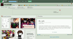 Desktop Screenshot of nine-tailedgirl.deviantart.com