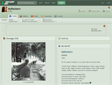 Tablet Screenshot of myrockers.deviantart.com