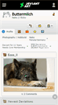 Mobile Screenshot of buttermilch.deviantart.com