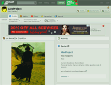 Tablet Screenshot of alexproject.deviantart.com