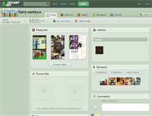 Tablet Screenshot of furry-comics.deviantart.com