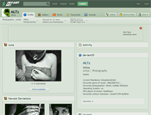 Tablet Screenshot of mltz.deviantart.com