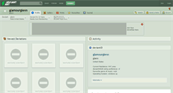 Desktop Screenshot of glamourglenn.deviantart.com
