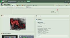 Desktop Screenshot of faint-vision.deviantart.com