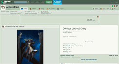 Desktop Screenshot of ancientdrake.deviantart.com