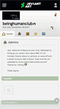 Mobile Screenshot of beinghumanclub.deviantart.com