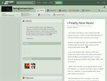 Tablet Screenshot of beinghumanclub.deviantart.com