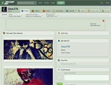 Tablet Screenshot of gzus378.deviantart.com
