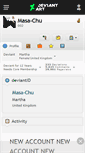 Mobile Screenshot of masa-chu.deviantart.com