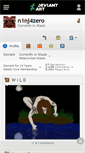Mobile Screenshot of n1nj4zero.deviantart.com