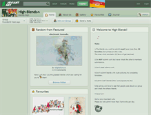 Tablet Screenshot of high-blends.deviantart.com