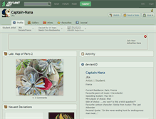 Tablet Screenshot of captain-nana.deviantart.com
